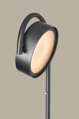 Lampadaire - liseuse platine avec éclairage LED intégré Favor. Holtkötter. 