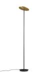 Lampadaire noir et doré minimaliste Naxos. Holtkötter. 