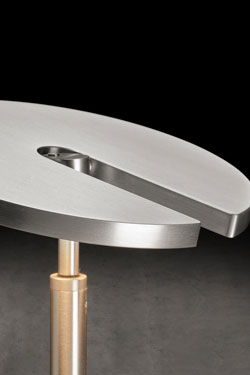 Supernova Akku cordless reading light aluminium matt. Holtkötter. 