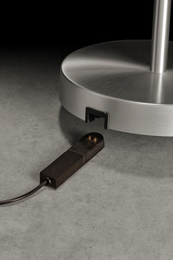 Supernova Akku cordless reading light aluminium matt. Holtkötter. 
