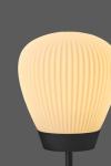 Plissée floor lamp in matt brass anodised aluminium. Holtkötter. 
