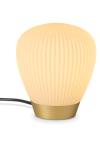 Plissée small retro table lamp with platinum finish . Holtkötter. 