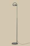 Platinum floor lamp - reading lamp with integrated LED lighting Favor. Holtkötter. 