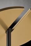 Minimalist black and gold floor lamp Naxos. Holtkötter. 