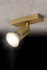 Gold swivel spotlight 1 light. Holtkötter. Gold swivel spotlight 1 light. Holtkötter.