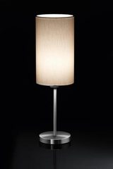 Sand color table lamp in matt nickel. Holtkötter. Sand color table lamp in matt nickel. Holtkötter.