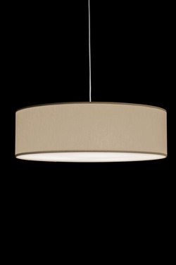 Vita grande suspension ronde couleur sable 60cm . Holtkötter. 
