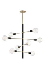 Astrid contemporary chandelier 8 lights. Hudson Valley. Astrid contemporary chandelier 8 lights. Hudson Valley.