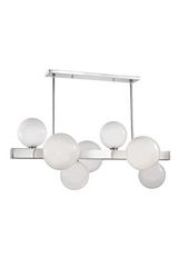 Hinsdale contemporary 7-light chandelier. Hudson Valley. 