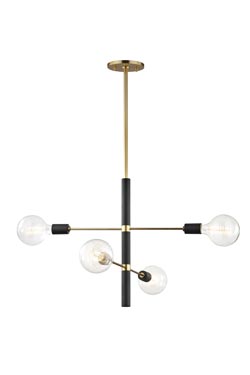 Astrid contemporary chandelier 8 lights. Hudson Valley. 