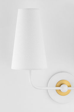 2-light two-tone wall lamp Merri. Hudson Valley. 