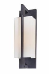 Blade outdoor wall lamp in black wrought iron and opal glass. Hudson Valley. Blade outdoor wall lamp in black wrought iron and opal glass. Hudson Valley.