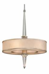 Harlow suspension Art déco en cristal et feuille d Harlow suspension Art déco en cristal et feuille d