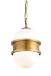 Broomley retro opal pendant 1-light. Hudson Valley. 