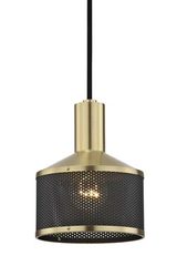 Yoko black and gold Art Deco pendant light. Hudson Valley. Yoko black and gold Art Deco pendant light. Hudson Valley.
