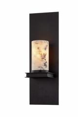 Catalonia wall lamp in marble and metal. Hudson Valley. 
