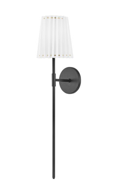 Classic black long wall light Demi. Hudson Valley. 