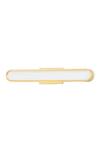 Golden wall lamp with LED light 40cm Starkey. Hudson Valley. 