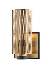 Pilsen wall lamp with Art Deco golden cylinder. Hudson Valley. Pilsen wall lamp with Art Deco golden cylinder. Hudson Valley.