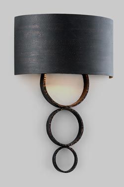 Rivington antique sconce in burnt copper. Hudson Valley. 