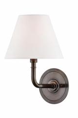 Signature n°1 classic sconce in patinated bronze. Hudson Valley. 