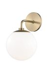 Stella golden retro wall lamp. Hudson Valley. 