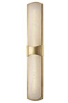 Valencia wall lamp 66cm in aged brass. Hudson Valley. 