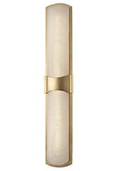 Valencia wall lamp 66cm in aged brass. Hudson Valley. 