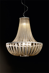 Small golden Chandelier Balloon 8 lights . Italamp. Small golden Chandelier Balloon 8 lights . Italamp.