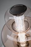 Lampe de table en cristal bleu Nube. Italamp. 