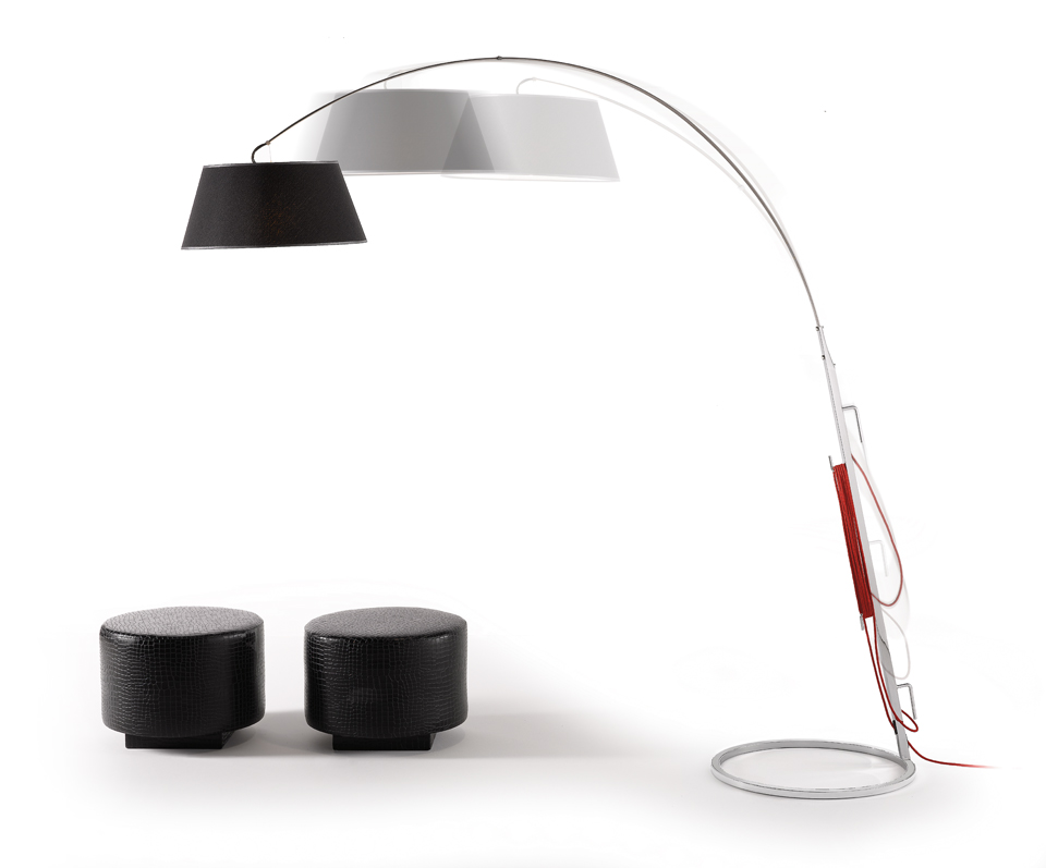 Dada Contemporary Floor Lamp Extensible, Contemporary Floor Lamps