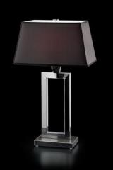 Gassa Lampe de table contemporaine noire. Italamp. 