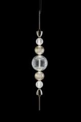 Greta Suspension bijou avec boules de cristal coloré. Italamp. Greta Suspension bijou avec boules de cristal coloré. Italamp.
