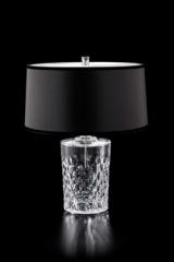 Neroli lampe de table en cristal sculpté . Italamp. Neroli lampe de table en cristal sculpté . Italamp.