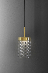Quarzo suspension contemporaine avec diffuseur en cristal. Italamp. Quarzo suspension contemporaine avec diffuseur en cristal. Italamp.