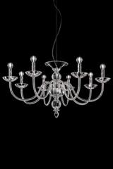 Sirius lustre transparent 8 lumières. Italamp. Sirius lustre transparent 8 lumières. Italamp.