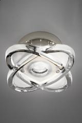 Glass and chrome metal spotlight . Italamp. Glass and chrome metal spotlight . Italamp.