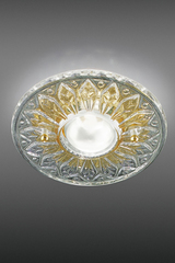 Indoor carved clear glass spot. Italamp. Indoor carved clear glass spot. Italamp.
