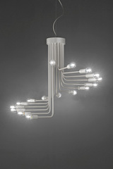 Suspension contemporaine design graphique G and R. Italamp. Suspension contemporaine design graphique G and R. Italamp.