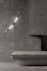 Collier double diffuser wall lamp in clear glass. Italamp. Collier double diffuser wall lamp in clear glass. Italamp.