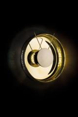 Gong gilded wall lamp in blown glass. Italamp. Gong gilded wall lamp in blown glass. Italamp.