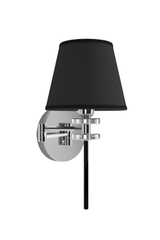 Perla articulated wall lamp in chromed metal and glass. Italamp. Perla articulated wall lamp in chromed metal and glass. Italamp.