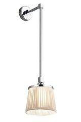 Applique suspendue Delos chrome et ivoire. Jacques Garcia. 
