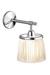 Chrome and ivory Egeo wall lamp . Jacques Garcia. 