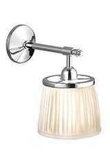 Chrome and ivory Egeo wall lamp . Jacques Garcia. 