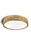 Elisa classic style ceiling lamp in gilded bronze. Jacques Garcia. 