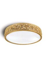 Elisa classic style ceiling lamp in gilded bronze. Jacques Garcia. Elisa classic style ceiling lamp in gilded bronze. Jacques Garcia.