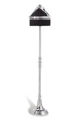 Alfred reading lamp chrome and black silk. Jacques Garcia. Alfred reading lamp chrome and black silk. Jacques Garcia.
