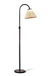 Salome telescopic reading light bronze antique and ivory pleated silk. Jacques Garcia. 