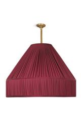 Moliere very large red pleated silk pendant lamp. Jacques Garcia. Moliere very large red pleated silk pendant lamp. Jacques Garcia.